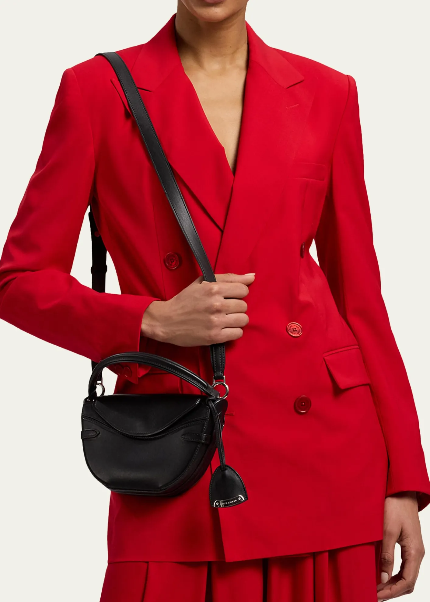 Ralph Lauren CollectionThe Ralph Mini Leather Top-Handle Bag