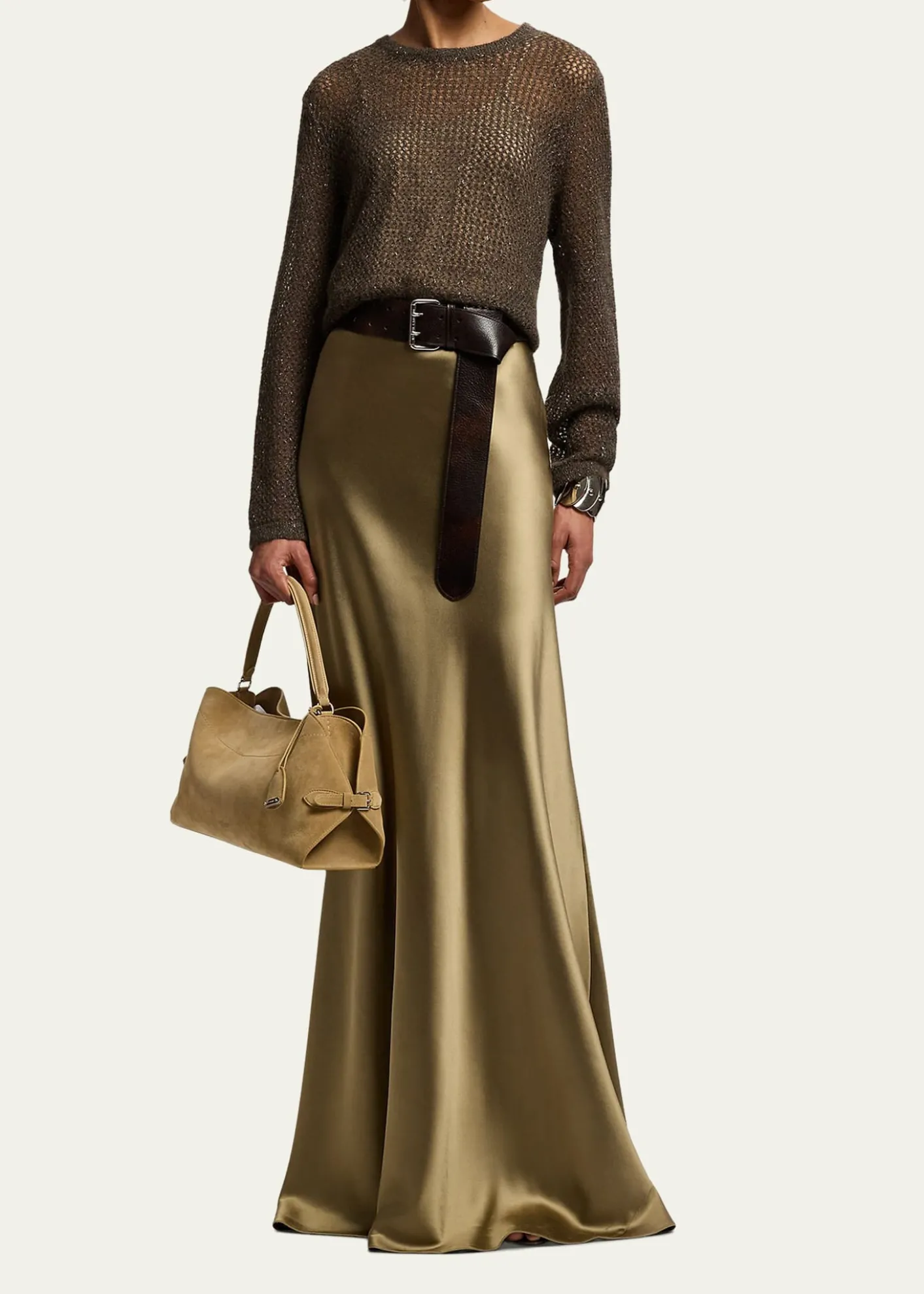 Ralph Lauren CollectionThe Ralph Suede Shoulder Bag