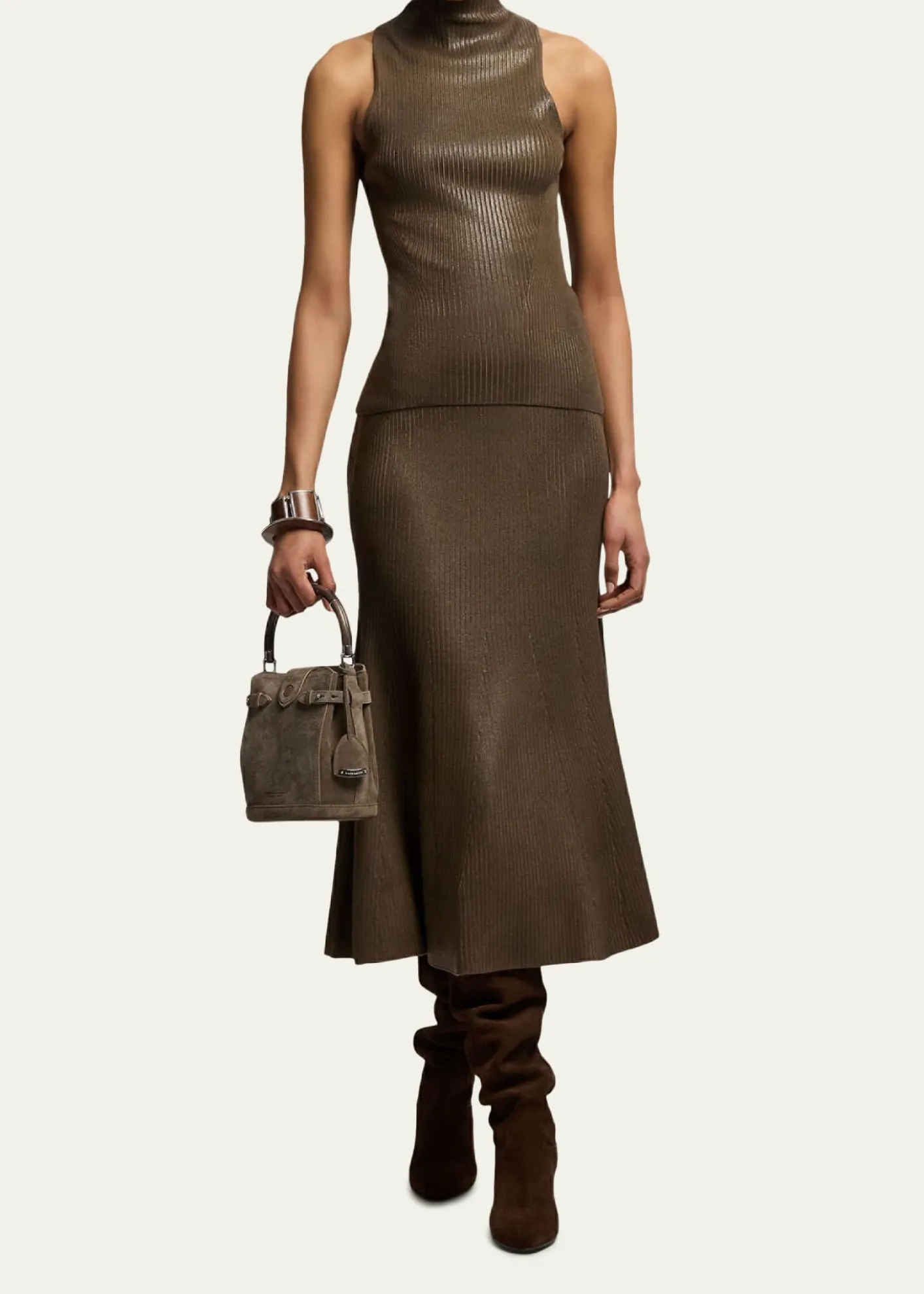 Ralph Lauren CollectionThe Ralph Suede Bucket Bag