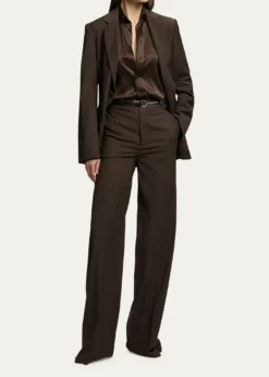 Ralph Lauren CollectionTri-Strap O-Ring Leather Belt
