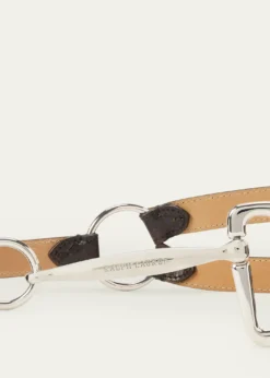 Ralph Lauren CollectionTri-Strap O-Ring Leather Belt