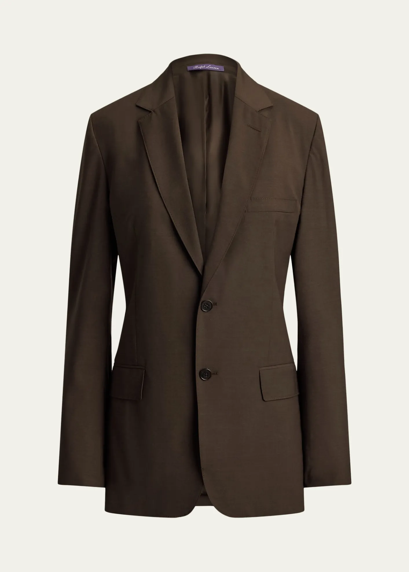 Ralph Lauren CollectionTropical Wool Single-Breasted Blazer