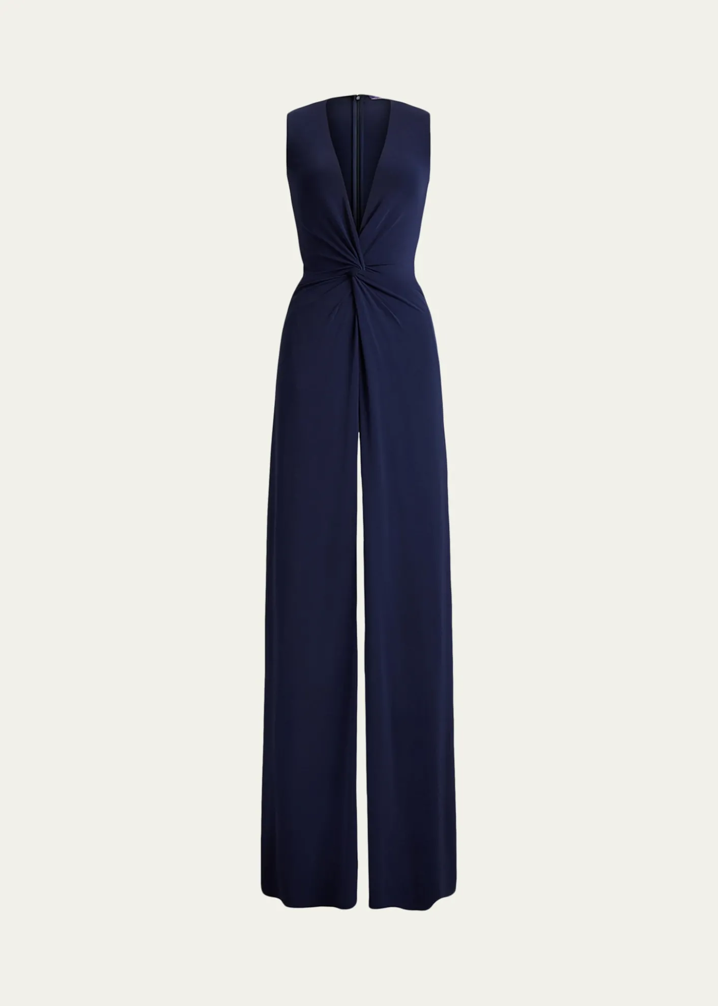 Ralph Lauren CollectionZach Two-Tone Pleated Evening Dress