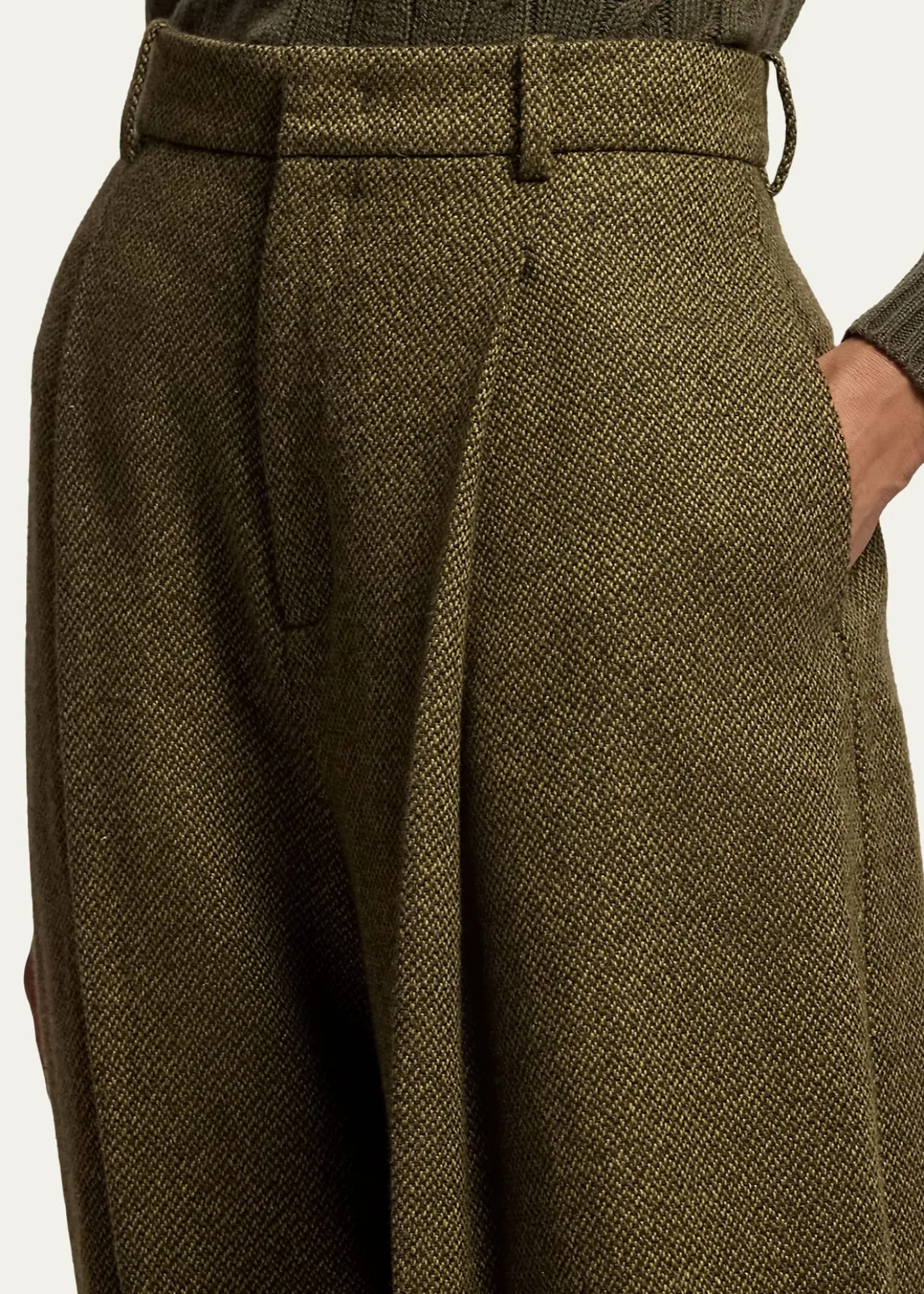 Ralph LaurenHerringbone Barrel-Leg Trousers