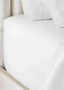 Ralph Lauren HomeOrganic Sateen Fitted Sheet, QUEEN