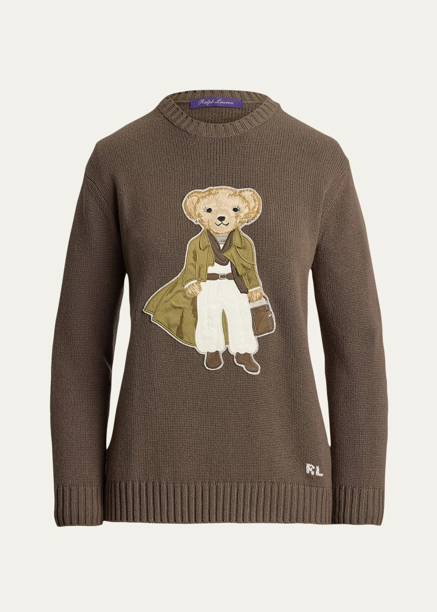 Ralph LaurenPolo Bear Lofty Cashmere Crewneck Sweater