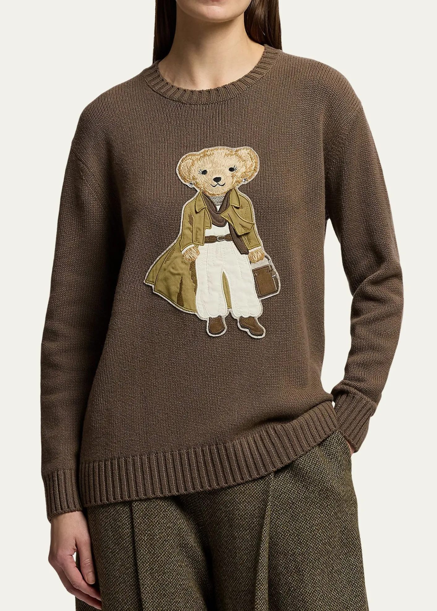 Ralph LaurenPolo Bear Lofty Cashmere Crewneck Sweater