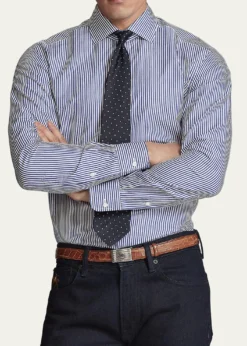 Ralph Lauren Purple LabelBengal-Stripe Shirt