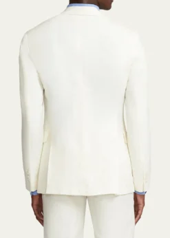 Ralph Lauren Purple LabelHadley Hand-Tailored Silk-Linen Jacket
