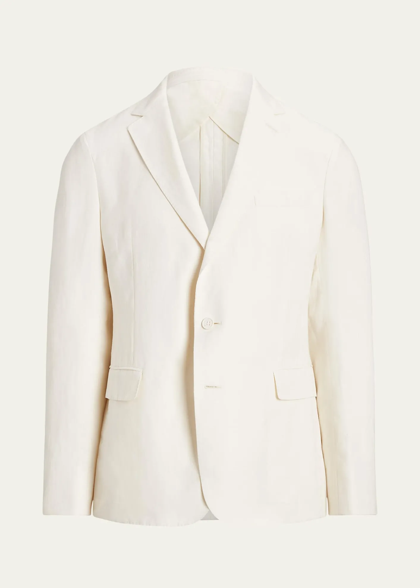 Ralph Lauren Purple LabelHadley Hand-Tailored Silk-Linen Jacket