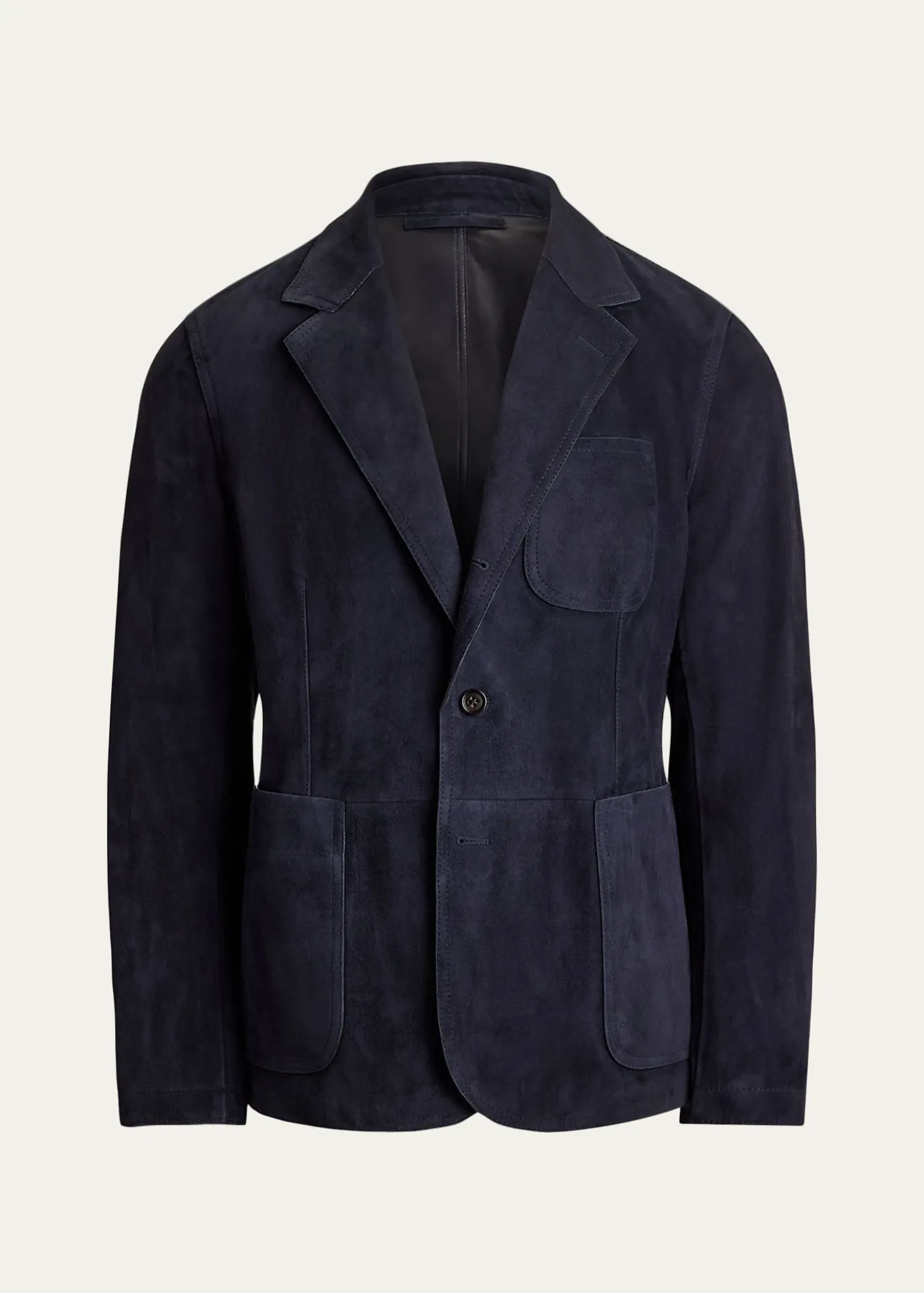 Ralph Lauren Purple LabelHand-Tailored Suede Sport Coat