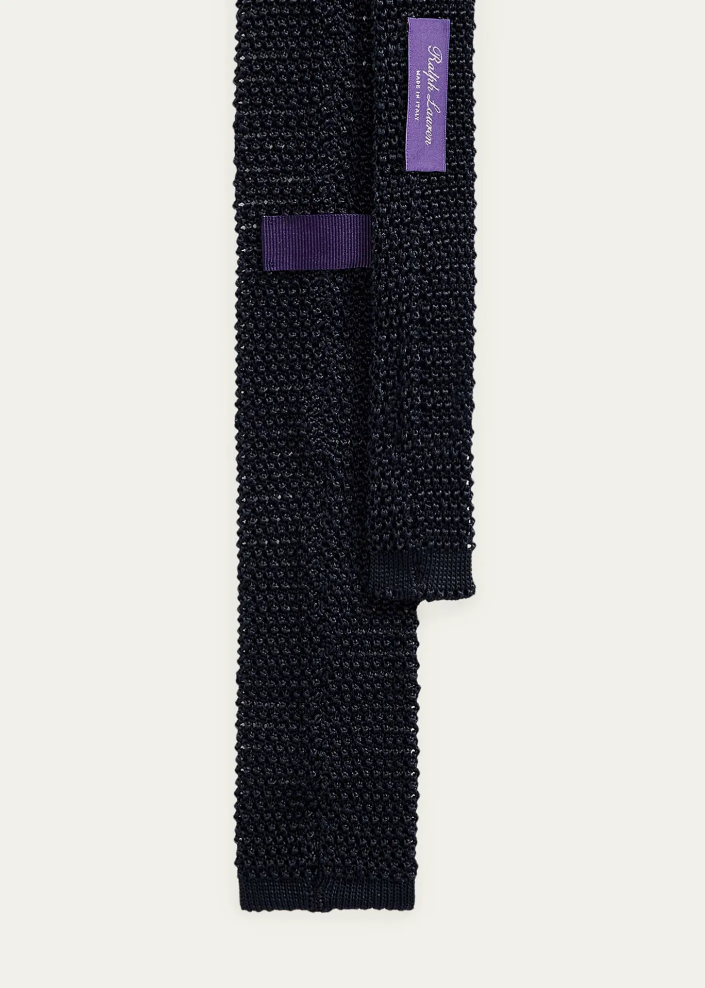 Ralph Lauren Purple LabelKnit Silk Tie
