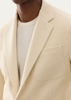 Ralph Lauren Purple LabelMen's Cotton Panama Weave Single-Breasted Blazer