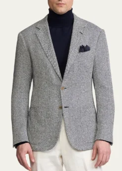 Ralph Lauren Purple LabelMen's Kent Herringbone Sport Coat