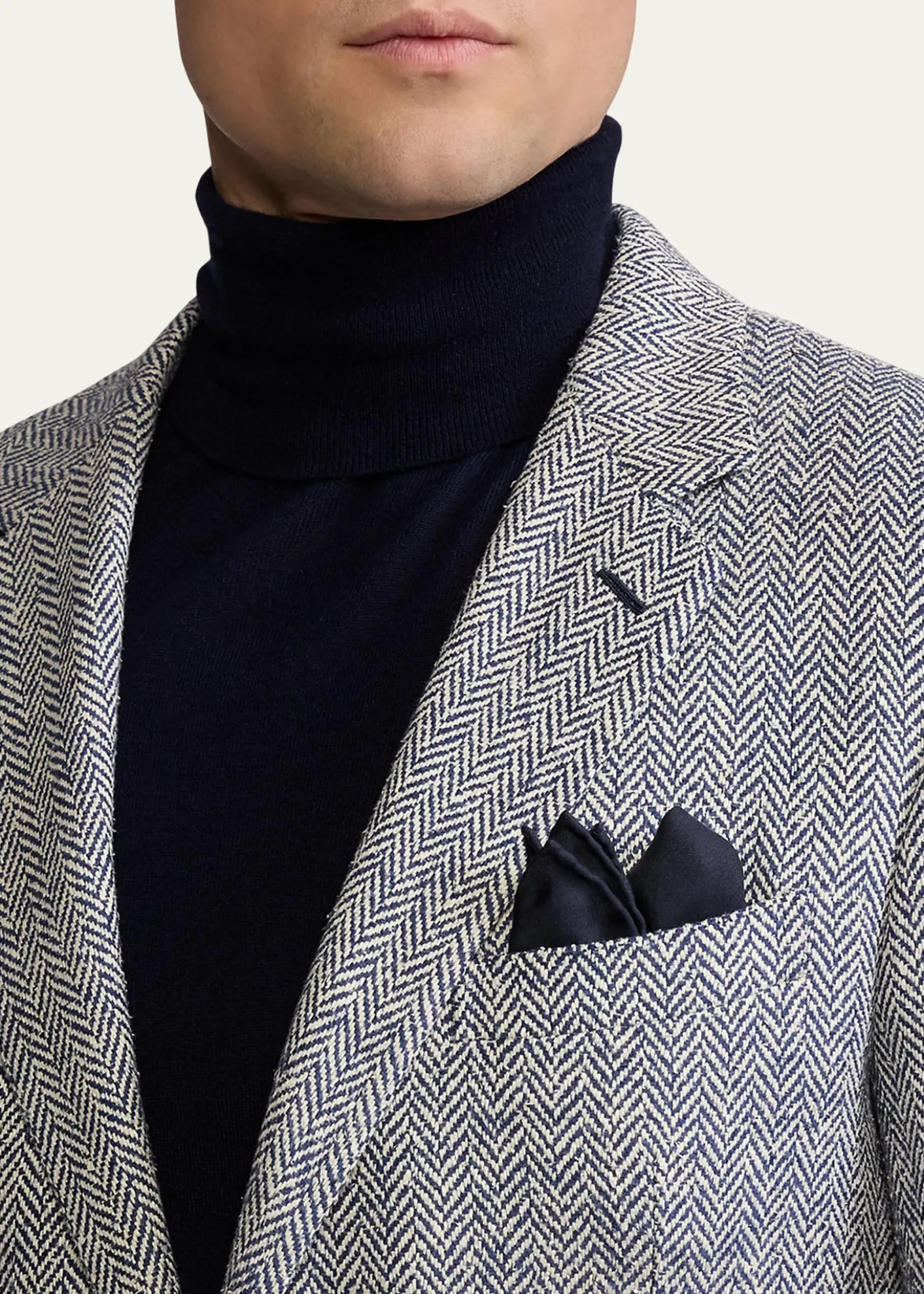 Ralph Lauren Purple LabelMen's Kent Herringbone Sport Coat