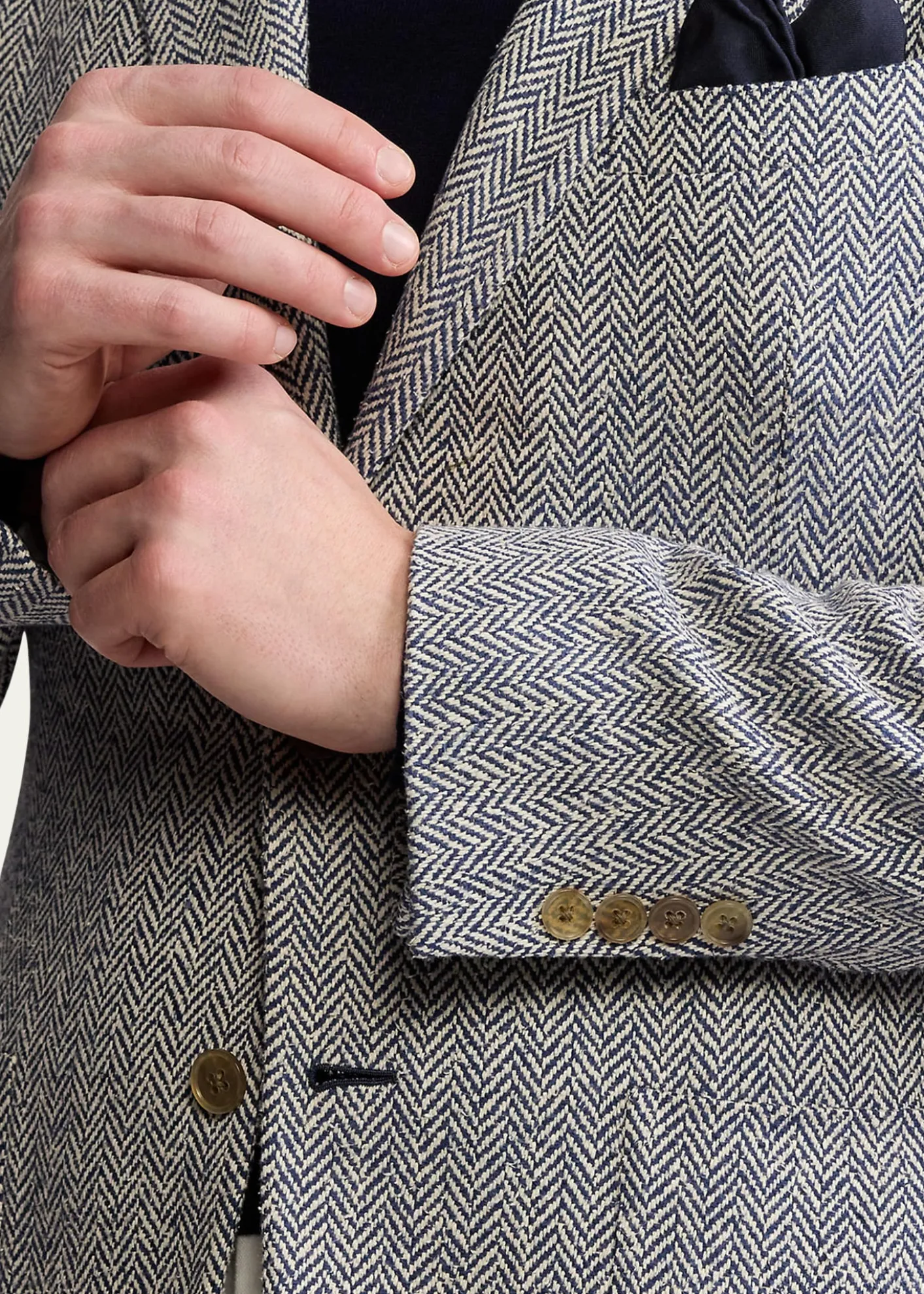Ralph Lauren Purple LabelMen's Kent Herringbone Sport Coat