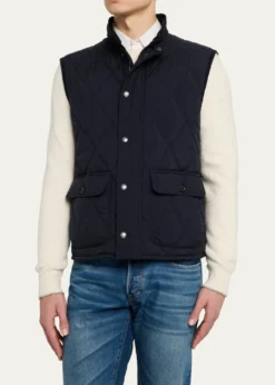 Ralph Lauren Purple LabelMen's Carleton Quilted Down Vest