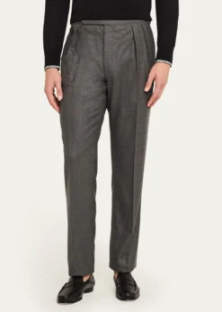 Ralph Lauren Purple LabelMen's Gregory Pleated Flannel Pants