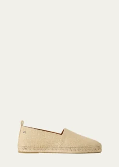 Ralph Lauren Purple LabelMen's Bosworth Silk Herringbone Espadrilles