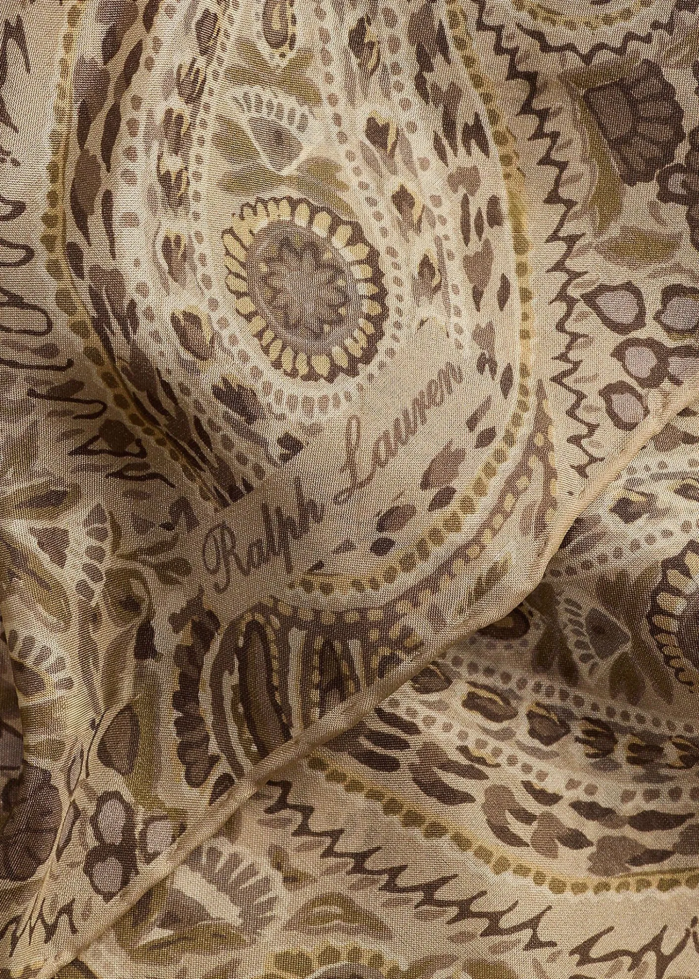 Ralph Lauren Purple LabelMen's Paisley-Print Silk Neckerchief