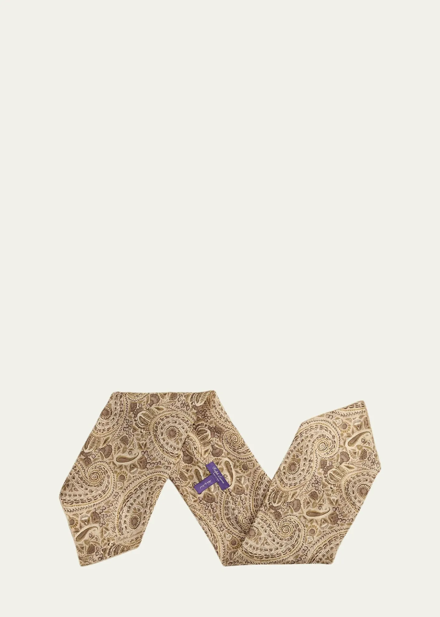 Ralph Lauren Purple LabelMen's Paisley-Print Silk Neckerchief