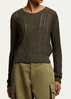 Ralph LaurenSilk-Cashmere Multi-Knit Sweater