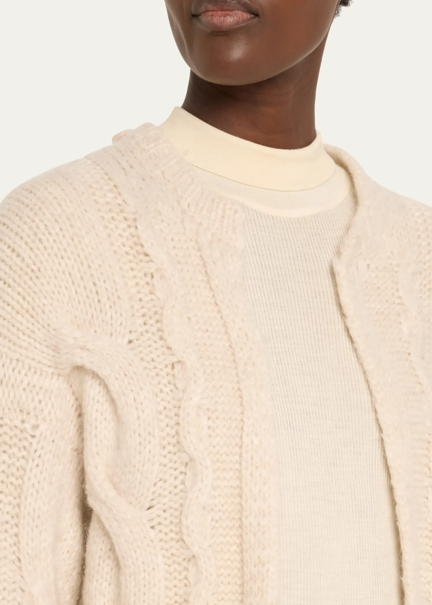 Ramy BrookAgnes Cable-Knit Sweater