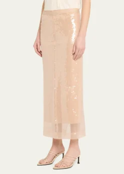 Ramy BrookAnnita Sequined Midi Skirt