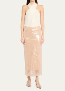 Ramy BrookAnnita Sequined Midi Skirt