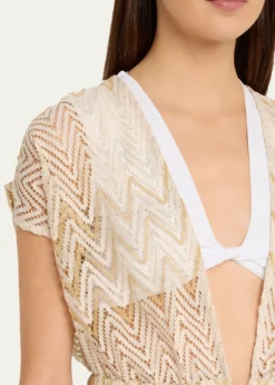 Ramy BrookChevron Katherine Caftan Coverup