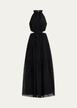 Ramy BrookClaudia Embroidered Cutout Maxi Dress