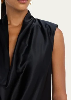 Ramy BrookGregory Cowl-Neck Silk Blouse