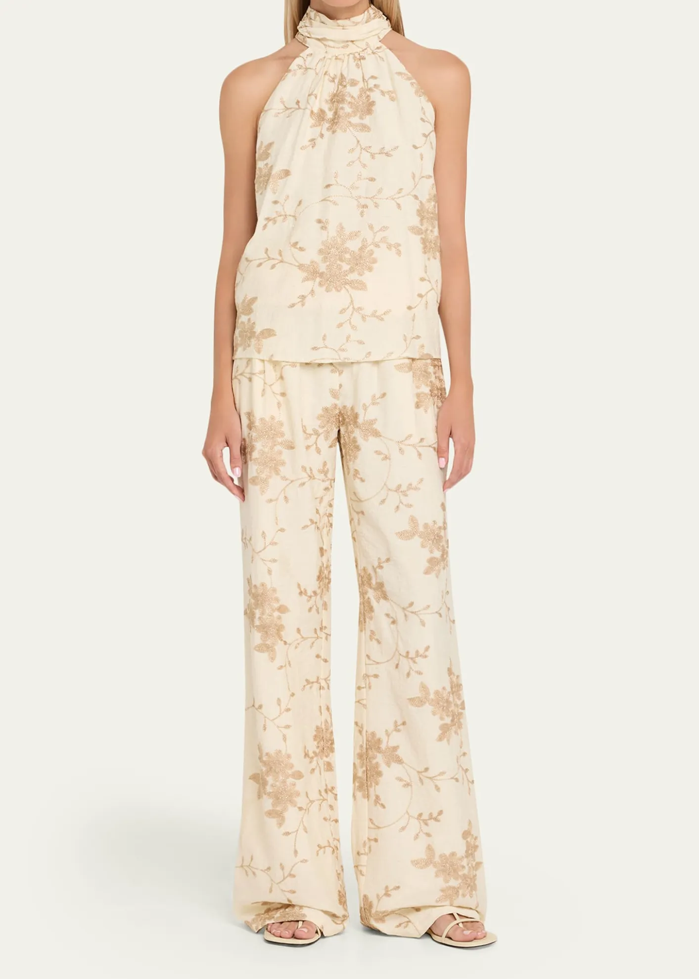 Ramy BrookHeidi Beaded Wide-Leg Pants
