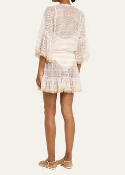 Ramy BrookJewel Striped Knit Coverup Dress
