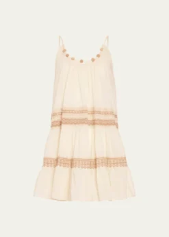 Ramy BrookJovie Embroidered Mini Dress