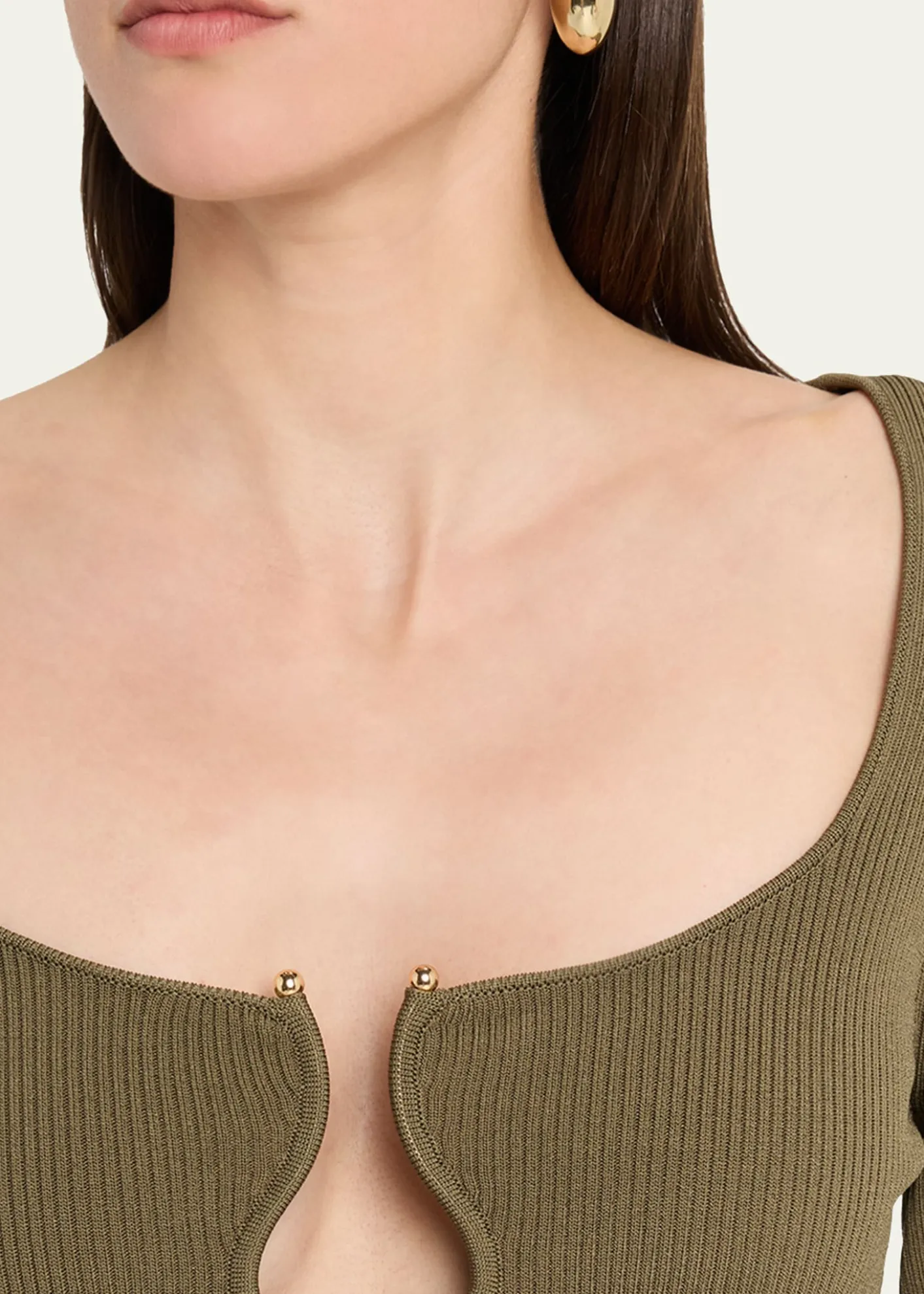 Ramy BrookLylia Ribbed Wavy U-Ring Top