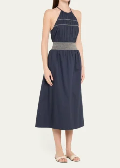Ramy BrookMelanie High-Neck Midi Dress