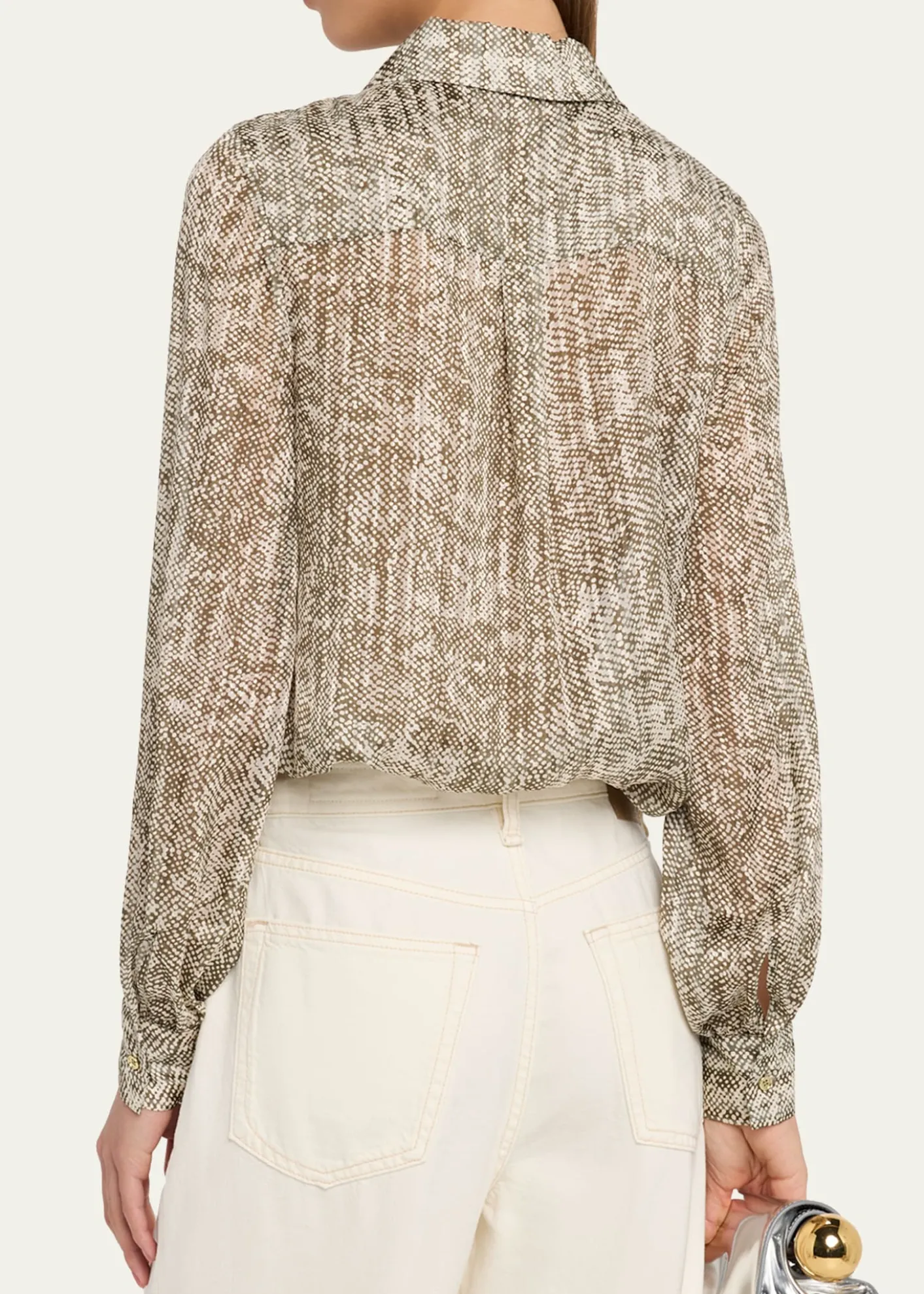 Ramy BrookPauline Button-Front Silk Blouse