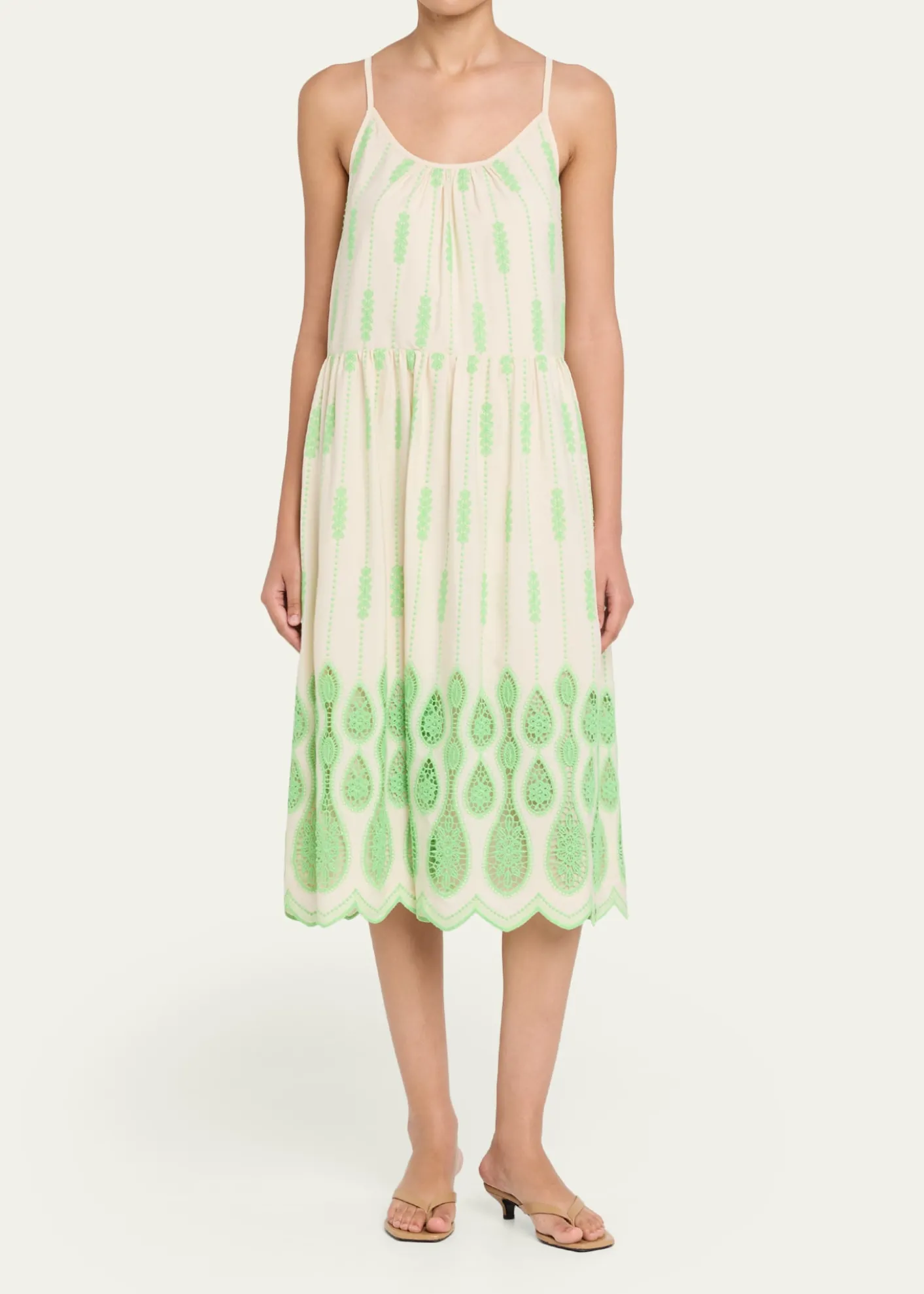 Ramy BrookSandra Embroidered Midi Dress