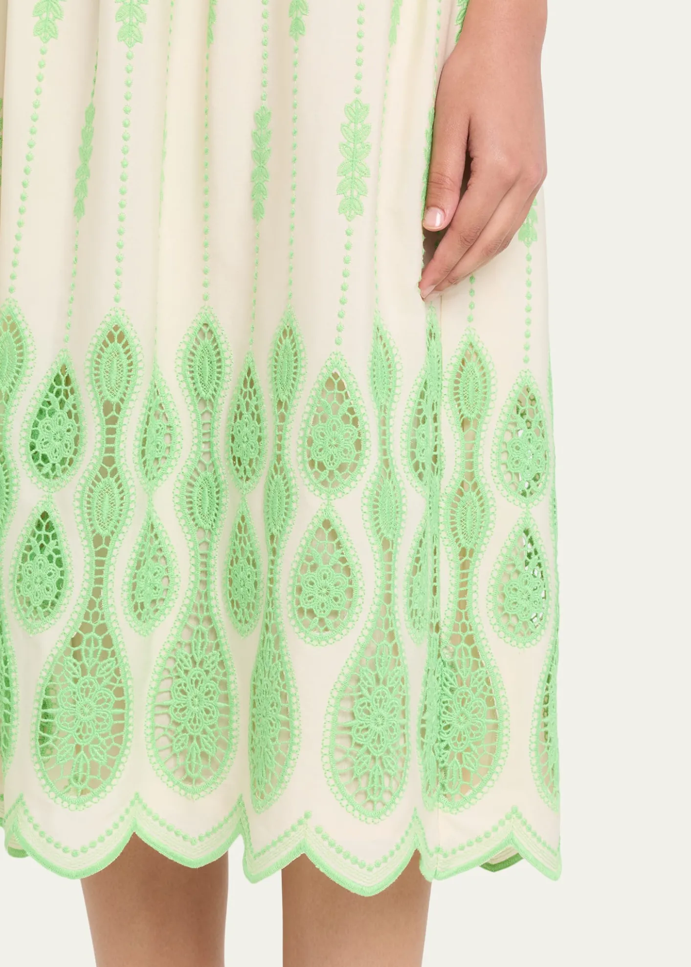 Ramy BrookSandra Embroidered Midi Dress