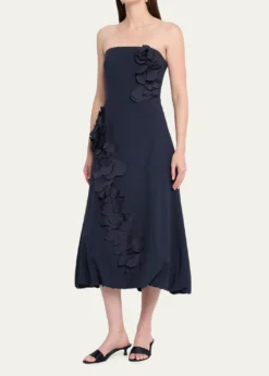 Ramy BrookZaria Floral Bubble-Hem Midi Dress