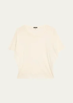 R13Cashmere-Blend Tight Waist Tee
