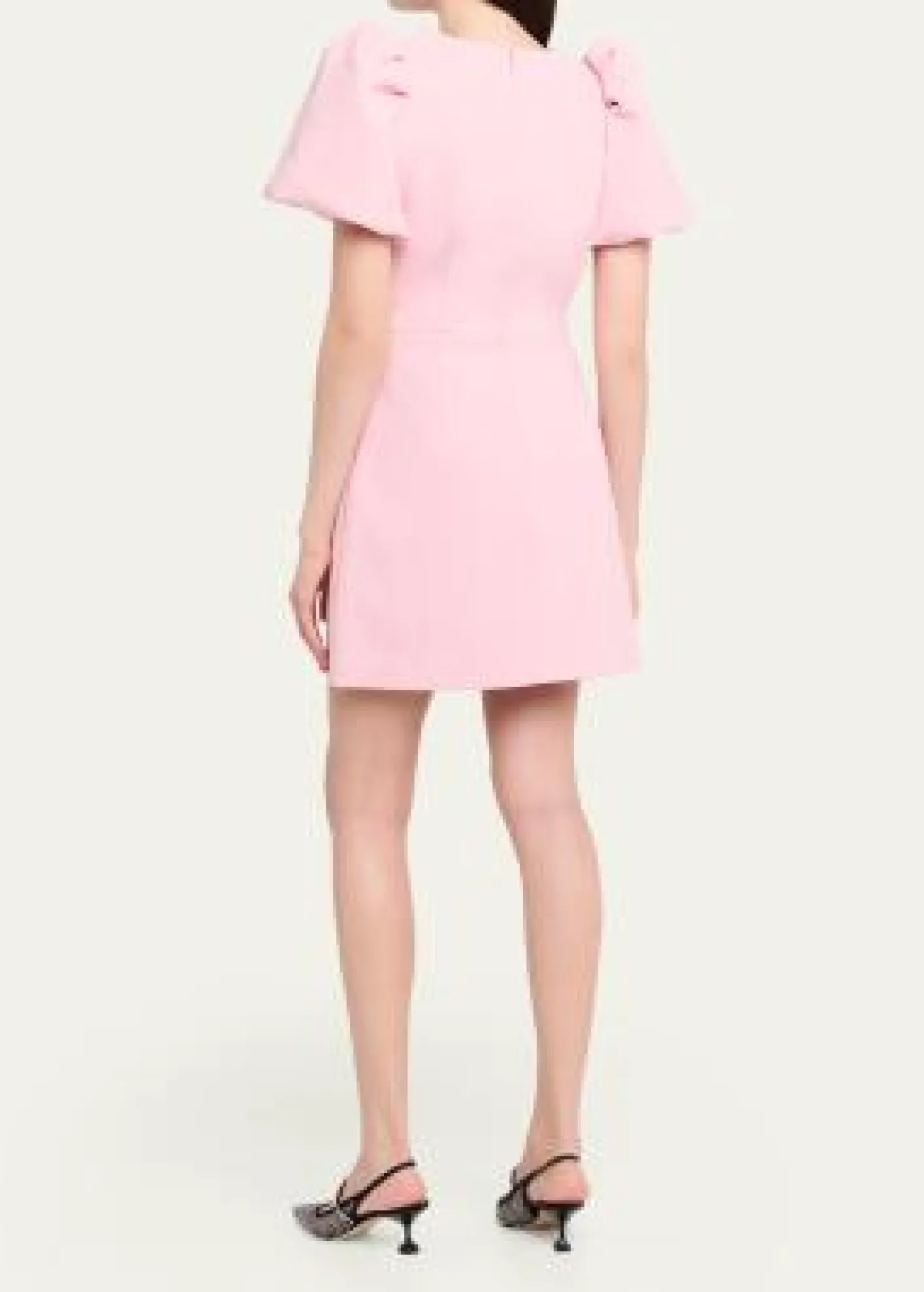 REBECCA VALLANCEHarlynn Scalloped Diamante-Trim Mini Dress