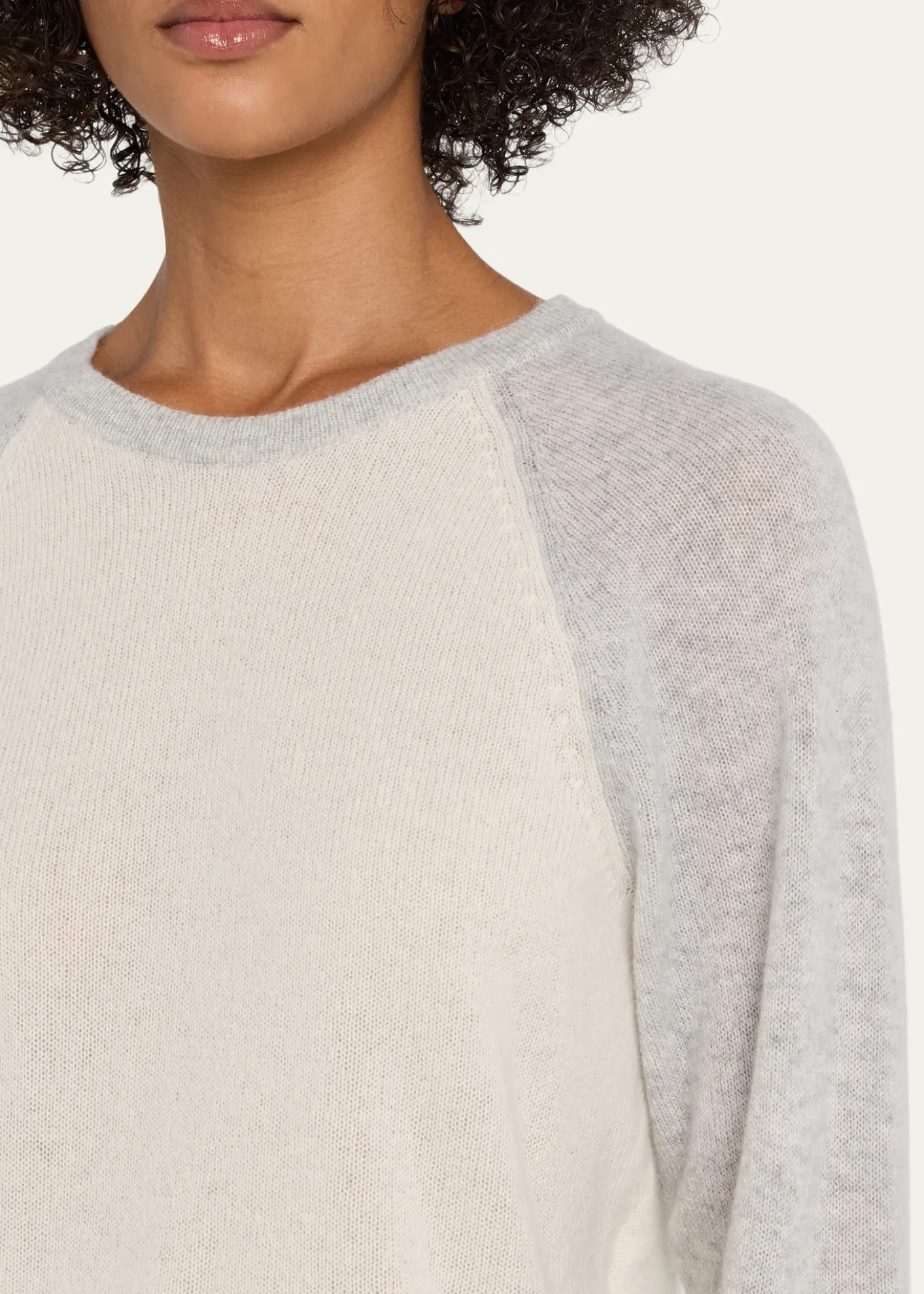 RE/DONEFeatherweight Cashmere Baseball Tee