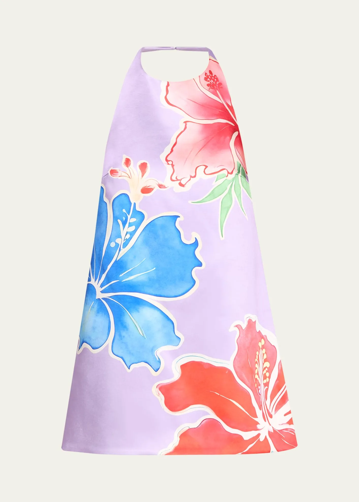 RetrofeteDrexley Floral Halter Mini Dress