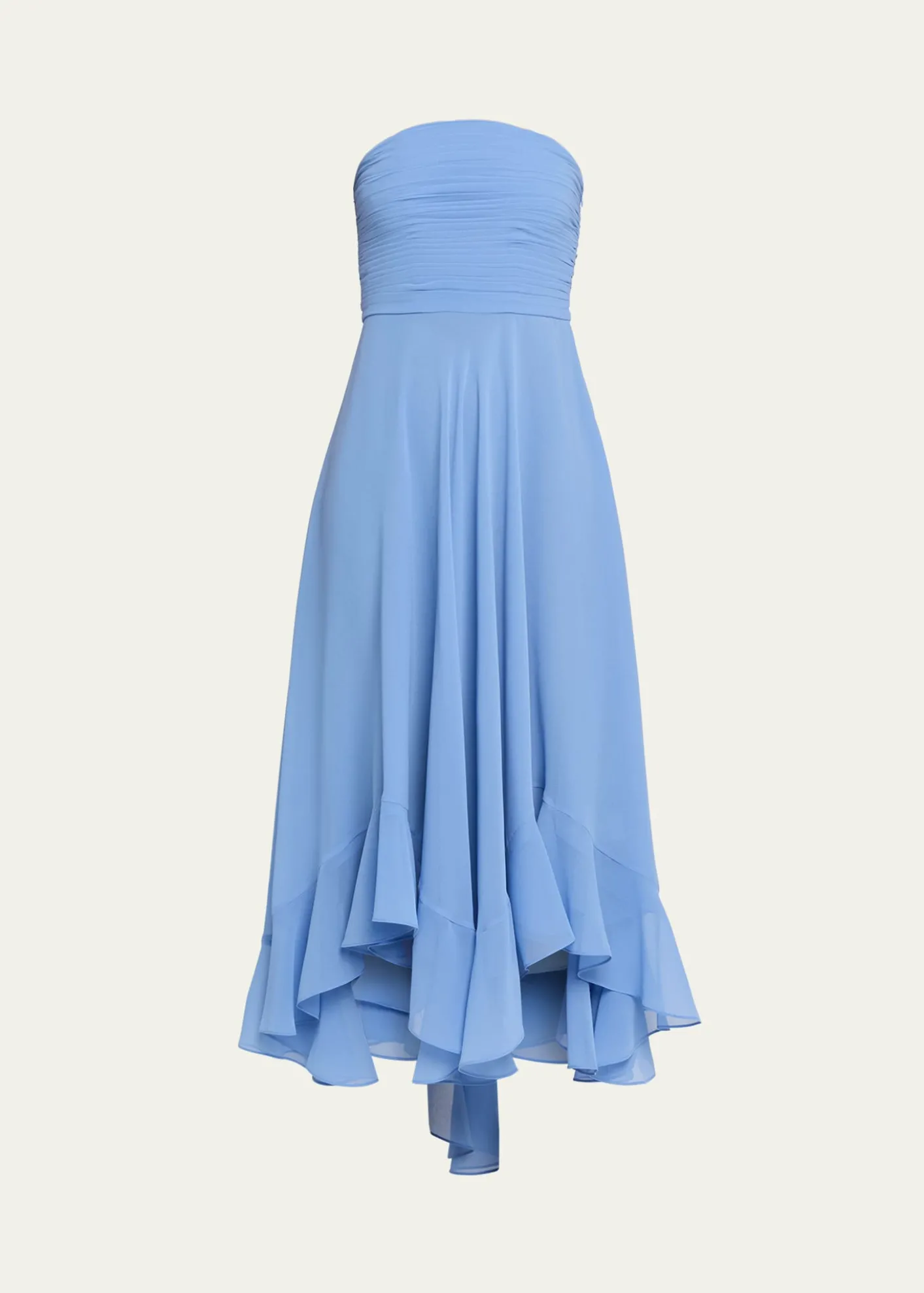 RetrofeteLouisa Strapless Chiffon Dress
