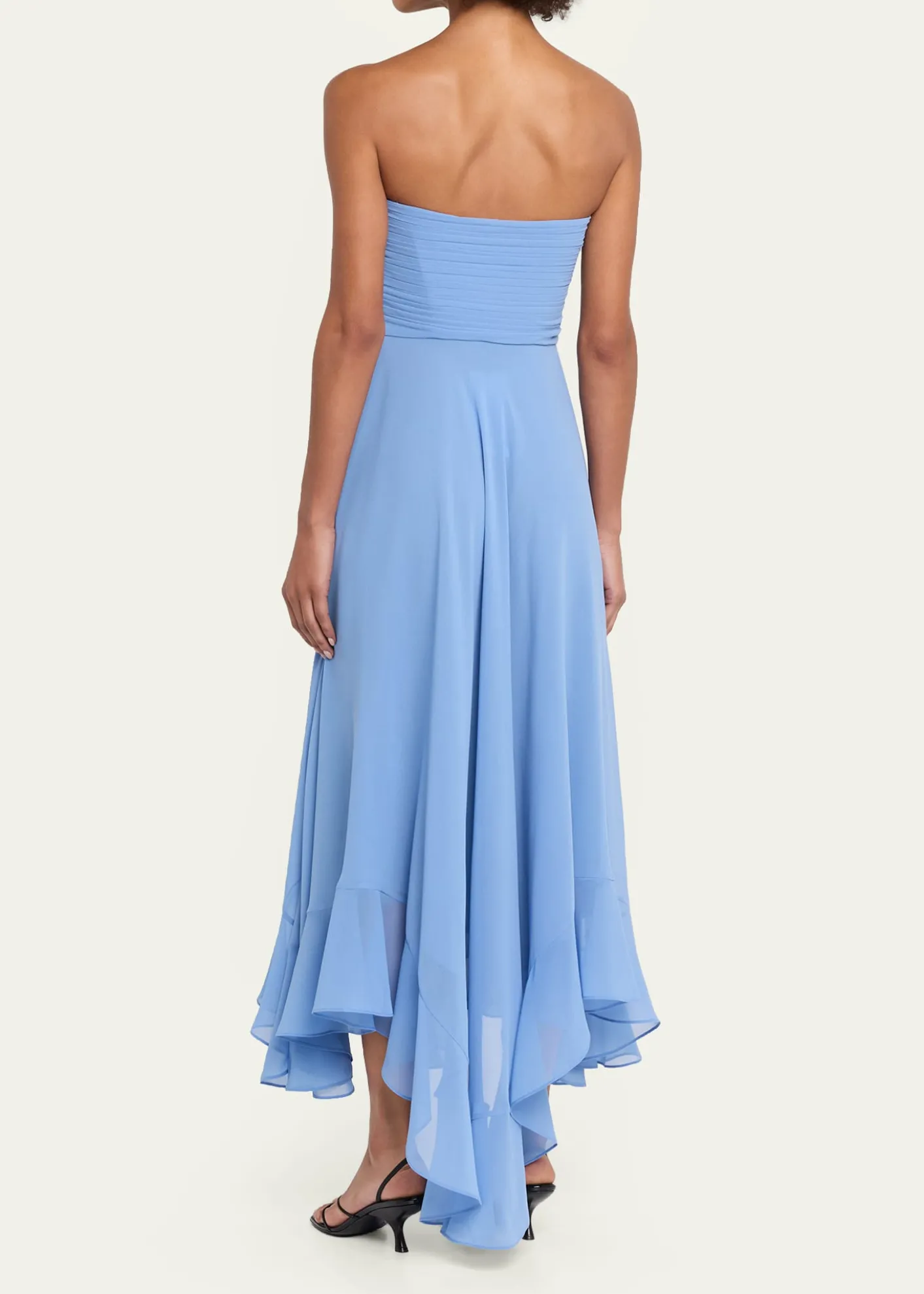 RetrofeteLouisa Strapless Chiffon Dress