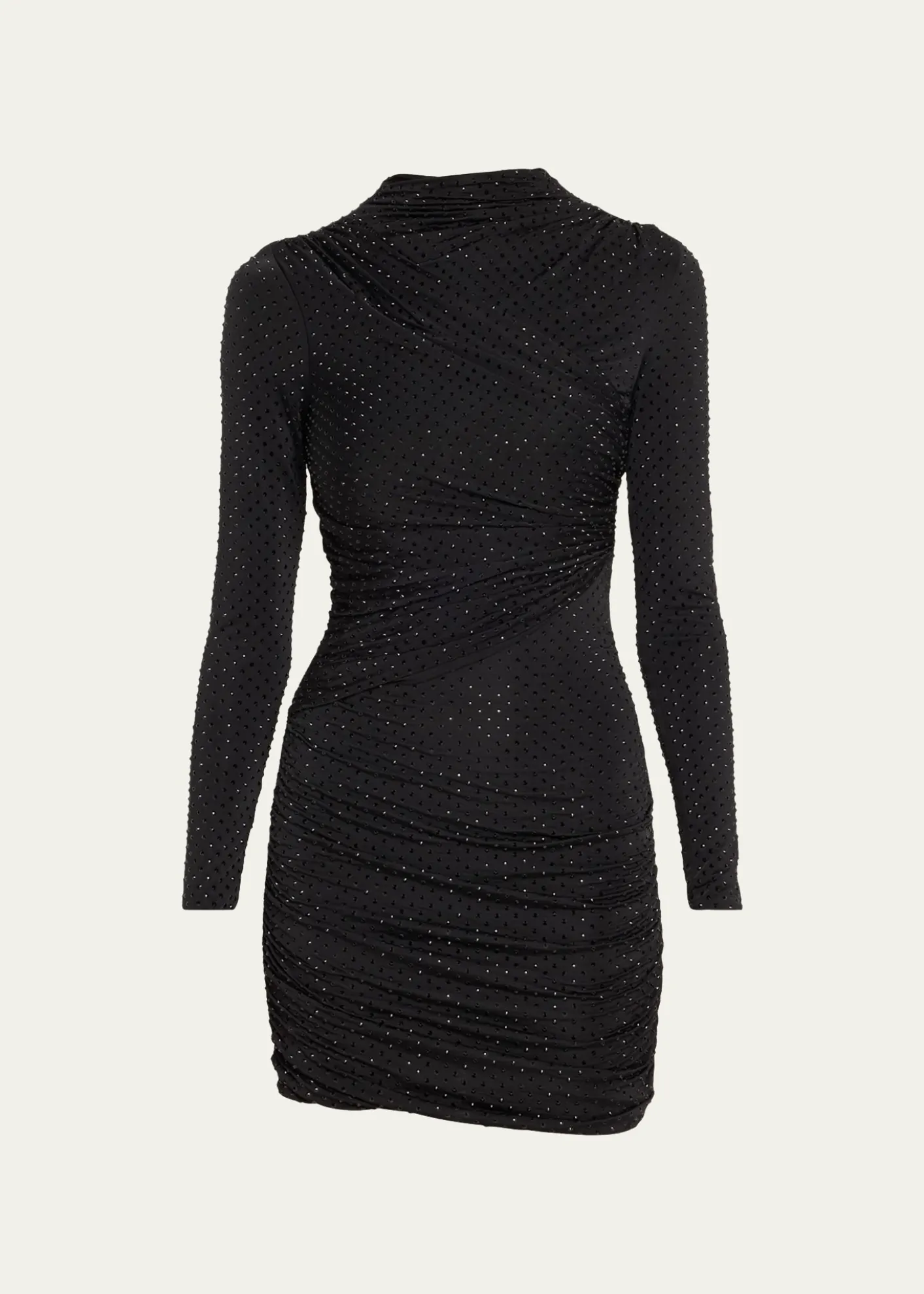 RetrofeteTana Long-Sleeve Embellished Mini Dress