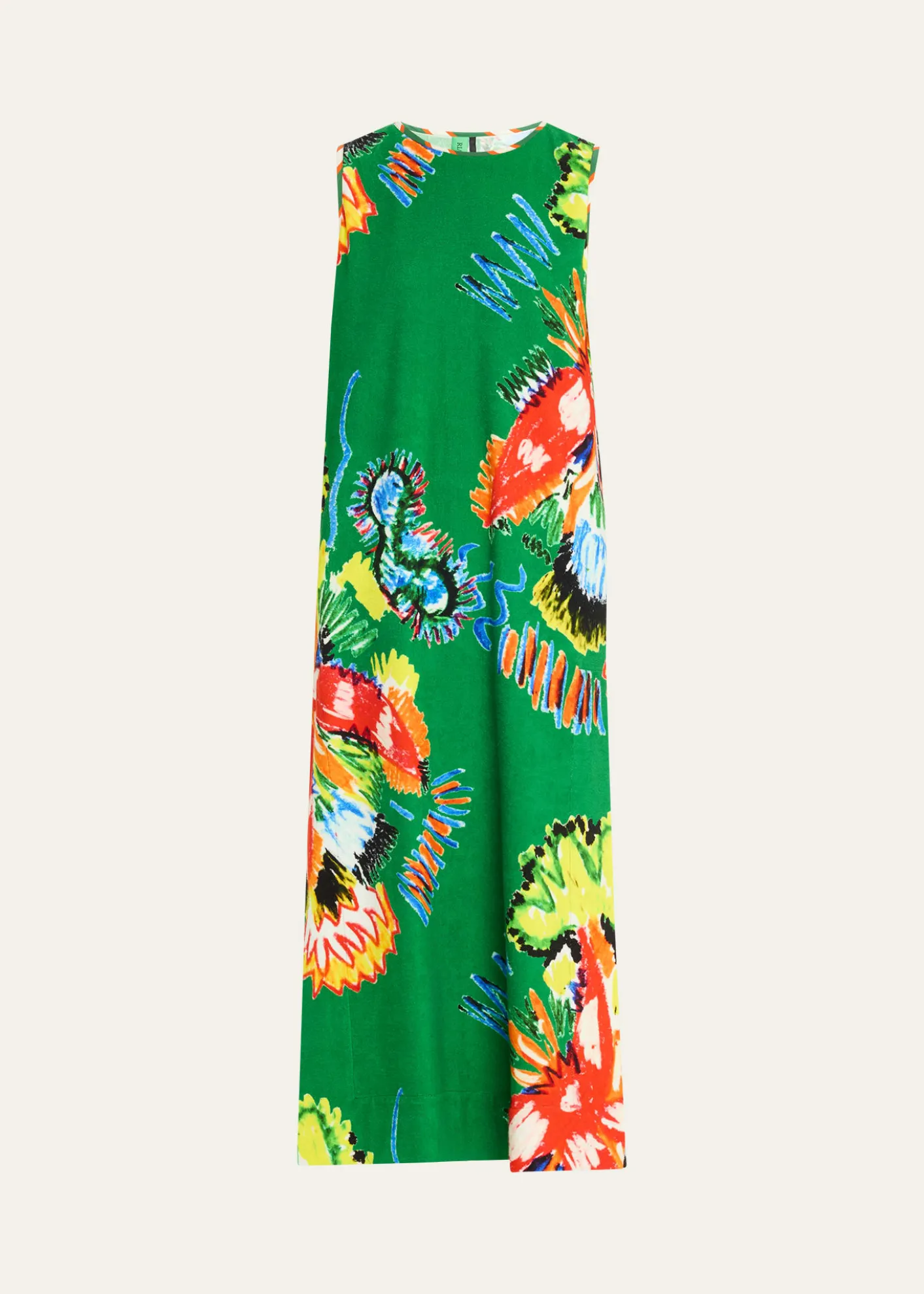 Rianna + NinaSleeveless Abstract-Print Maxi Dress