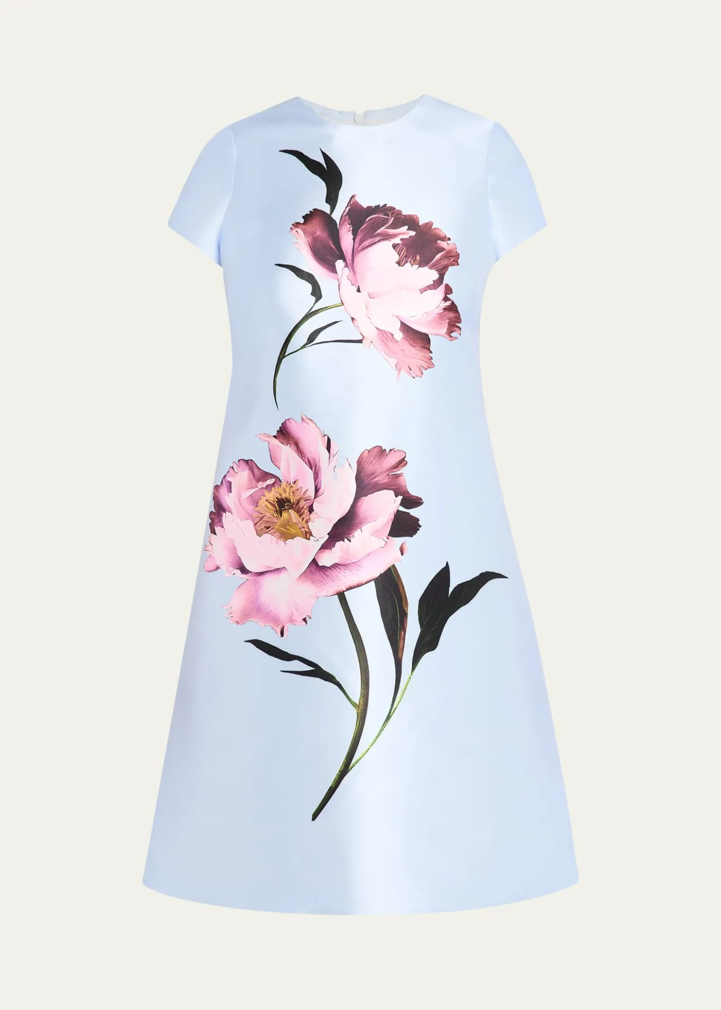Rickie Freeman for Teri JonFloral-Print Faille Dress